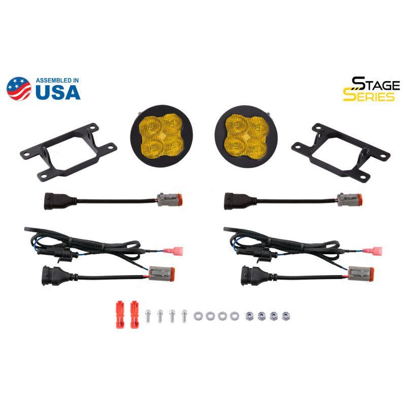 Diode Dynamics SS3 Sport Type A Kit ABL - Yellow SAE Fog - SMINKpower Performance Parts DIODD6981 Diode Dynamics