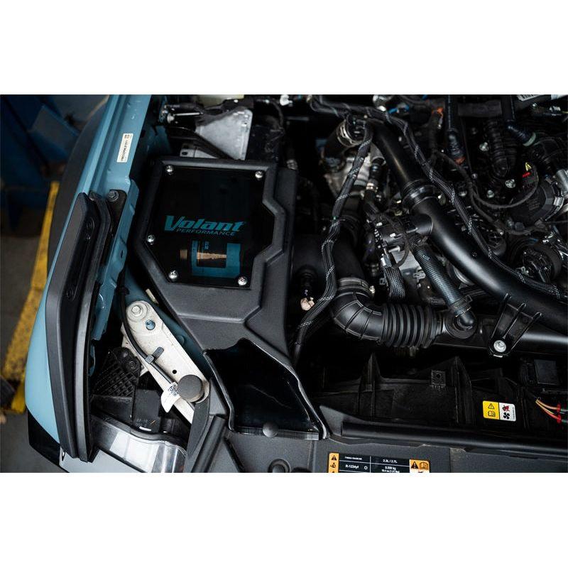 Volant 21-22 Ford Bronco 2.7L Closed Box Air Intake With PowerCore Filter - SMINKpower Performance Parts VOL170036 Volant
