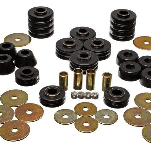 Energy Suspension 73-95 K5 Blazer Black Body(cab) Mount Set - SMINKpower Performance Parts ENG3.4105G Energy Suspension