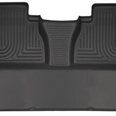 Husky Liners 14-15 Toyota Tundra CrewMax Cab Pickup Weatherbeater Black 2nd Seat Floor Liners-Floor Mats - Rubber-Husky Liners-HSL19581-SMINKpower Performance Parts