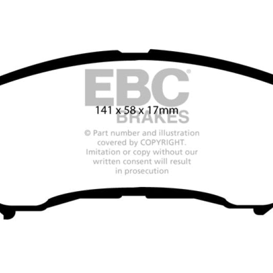 EBC 14+ Nissan Juke 1.6 Turbo Nismo RS Redstuff Front Brake Pads-Brake Pads - Performance-EBC-EBCDP31954C-SMINKpower Performance Parts