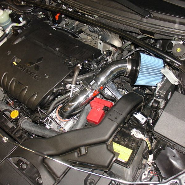 Injen 09-11 Mitsuibishi Lancer GTS 2.4L 4 cyl Polished Tuned Air Intake - SMINKpower Performance Parts INJSP1838P Injen