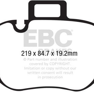 EBC 2017+ BMW 530 G30 Redstuff Front Brake Pads - SMINKpower Performance Parts EBCDP32289C EBC