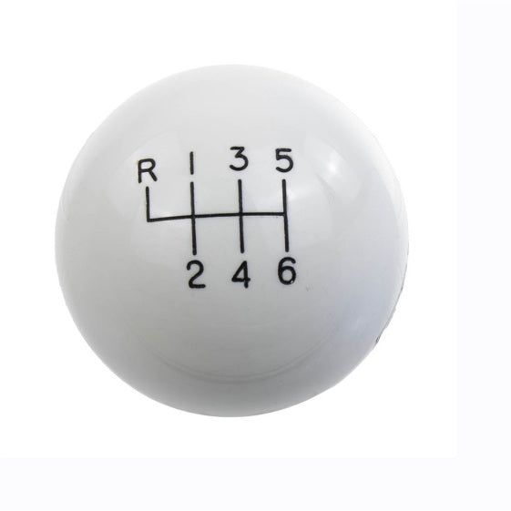 Ford Performance GT350 Shift Knob 6-Speed - White-Shift Knobs-Ford Racing-FRPM-7213-M8SW-SMINKpower Performance Parts