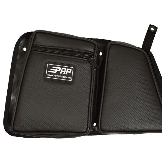 PRP Polaris RZR Rear Door Bag with Knee Pad (Driver Side)- Black - SMINKpower Performance Parts PRPE40-210 PRP Seats
