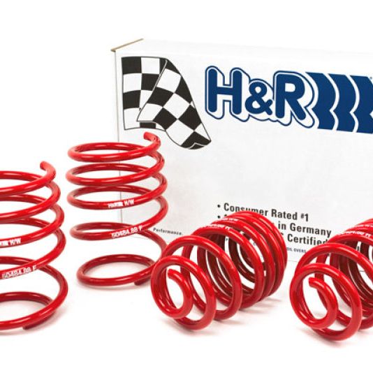 H&R 01-06 BMW 325Ci Cabrio/330Ci Cabrio E46 Race Spring (w/Sport Suspension)-Lowering Springs-H&R-HRS50484-88-SMINKpower Performance Parts