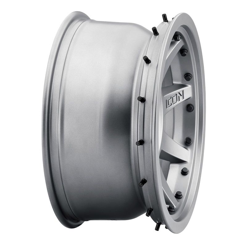 ICON Rebound Pro 17x8.5 5x5 -6mm Offset 4.5in BS 71.5mm Bore Titanium Wheel-Wheels - Cast-ICON-ICO21817857345TT-SMINKpower Performance Parts