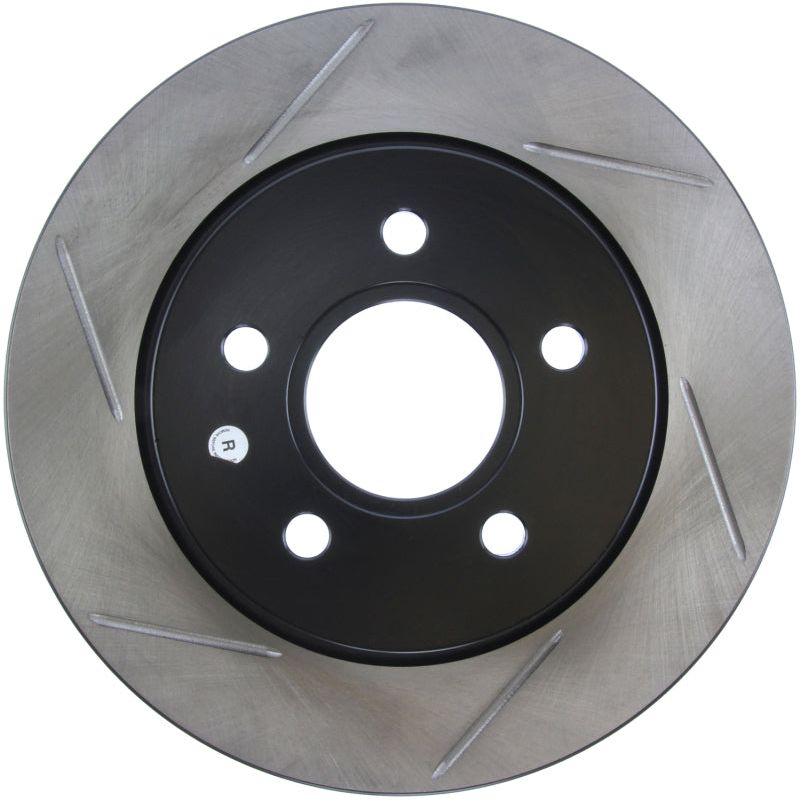 StopTech 13 Ford Focus ST Slotted Right Rear Rotor-Brake Rotors - Slotted-Stoptech-STO126.61099SR-SMINKpower Performance Parts