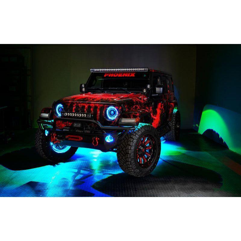 Oracle Jeep Wrangler JL/JT Sport High Performance W LED Fog Lights - ColorSHIFT w/o Controller - SMINKpower Performance Parts ORL5847-334 ORACLE Lighting