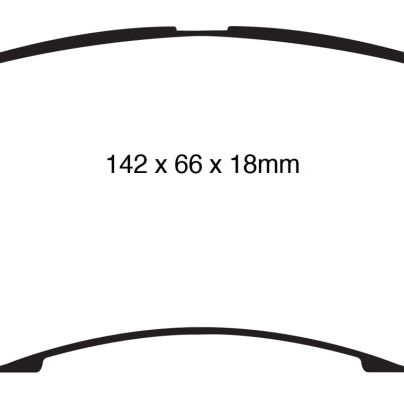 EBC 10+ Buick Allure (Canada) 3.0 Redstuff Front Brake Pads-Brake Pads - Performance-EBC-EBCDP32014C-SMINKpower Performance Parts