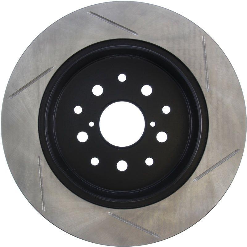 StopTech Power Slot 00-05 Lexus IS300 Rear Right SportStop Slotted Rotor-Brake Rotors - Slotted-Stoptech-STO126.44090SR-SMINKpower Performance Parts