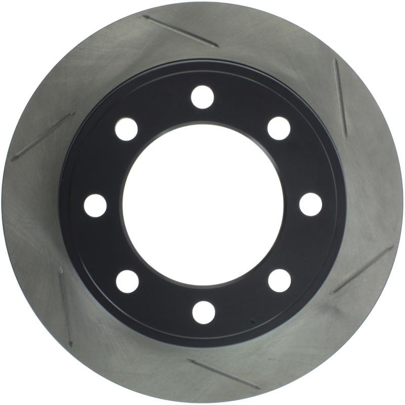 StopTech Power Slot 06-08 Dodge Ram 1500/03-08 Ram 2500/3500 All 2wd/4wd Rear Left Slotted Rotor-Brake Rotors - Slotted-Stoptech-STO126.67062SL-SMINKpower Performance Parts