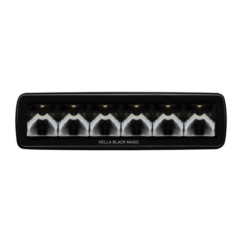 Hella Universal Black Magic 6 L.E.D. Mini Light Bar - Spot Beam - SMINKpower Performance Parts HELLA358176211 Hella