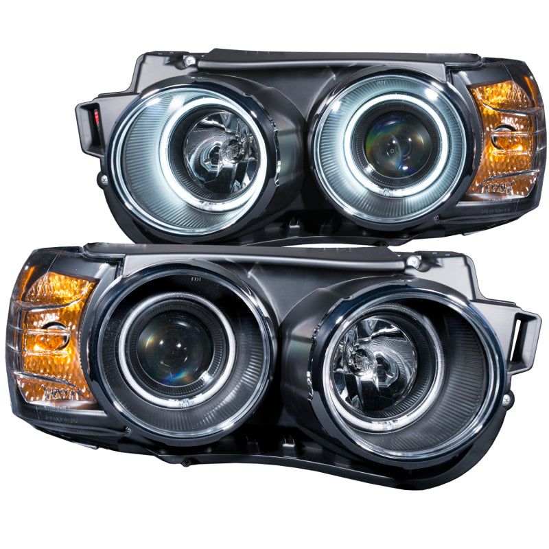 ANZO 2012-2015 Chevrolet Sonic Projector Headlights w/ Halo Black (CCFL)-Headlights-ANZO-ANZ121488-SMINKpower Performance Parts