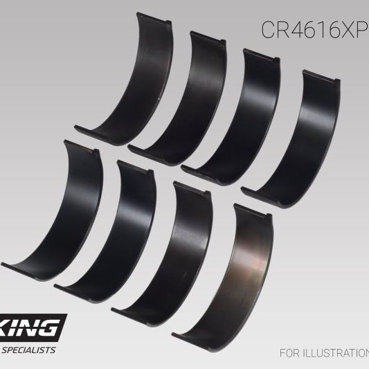 King Subaru Fa20/ Toyota 4U-GSE (Size 0.05) Connecting Rod Bearing Set-Bearings-King Engine Bearings-KINGCR4616XPGC0.5-SMINKpower Performance Parts