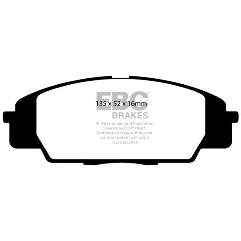 EBC 07-11 Acura CSX (Canada) 2.0 Type S Redstuff Front Brake Pads-Brake Pads - Performance-EBC-EBCDP31254C-SMINKpower Performance Parts