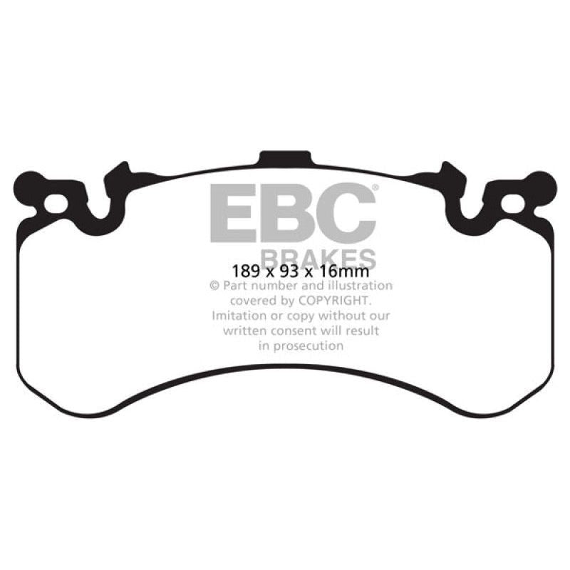 EBC 11+ Audi A8 Quattro 6.3 (Cast Iron Rotors) Redstuff Front Brake Pads-Brake Pads - Performance-EBC-EBCDP32158C-SMINKpower Performance Parts