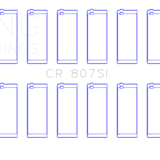 King Chevy LS1 / LS6 / LS3 (Size STD) Silicone Bi-Metal Alum Rod Bearing Set-Bearings-King Engine Bearings-KINGCR807SI-SMINKpower Performance Parts