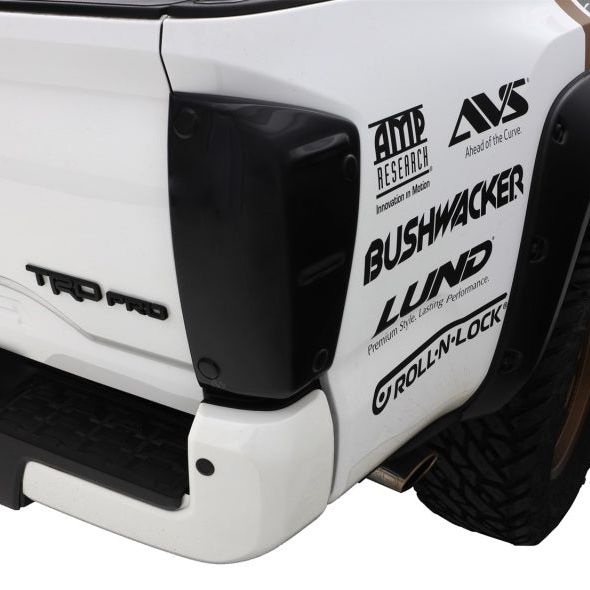 AVS 16-18 Toyota Tacoma Tail Shades Tail Light Covers - Smoke-Light Covers and Guards-AVS-AVS33418-SMINKpower Performance Parts
