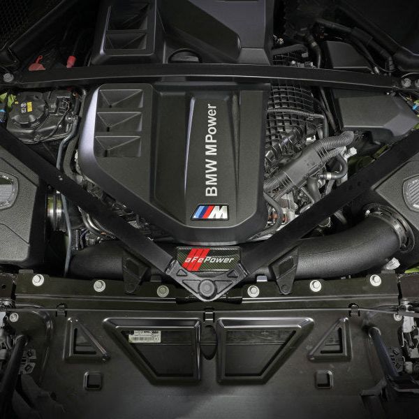 aFe 21-22 BMW M3/M4 (G80/82/83) L6-3.0L (tt) Momentum GT Cold Air Intake System w/ Pro DRY S Filter - SMINKpower Performance Parts AFE50-70083D aFe