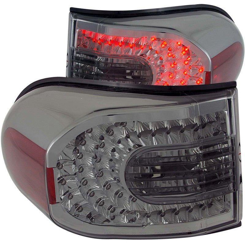 ANZO 2007-2010 Toyota Fj Cruiser LED Taillights Smoke-Tail Lights-ANZO-ANZ311184-SMINKpower Performance Parts