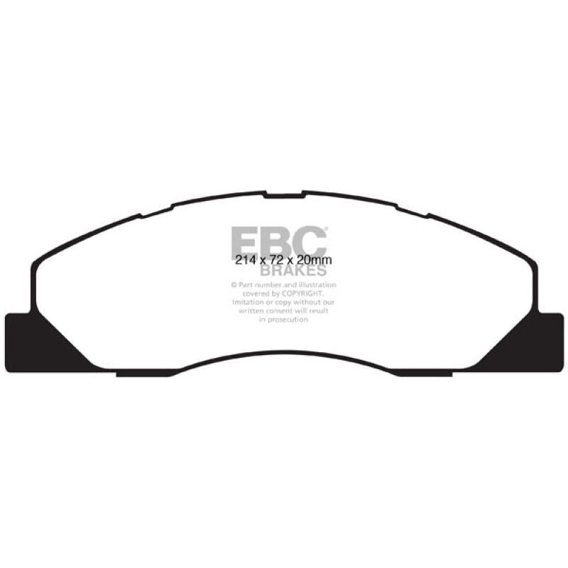 EBC 09-11 Dodge Ram 2500 Pick-up 5.7 2WD/4WD Greenstuff Front Brake Pads-Brake Pads - Performance-EBC-EBCDP61847-SMINKpower Performance Parts