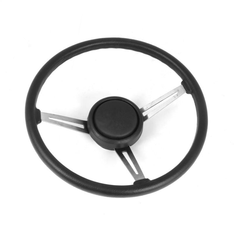 Omix Steering Wheel Kit Leather 76-95 CJ & Wrangler - SMINKpower Performance Parts OMI18031.08 OMIX
