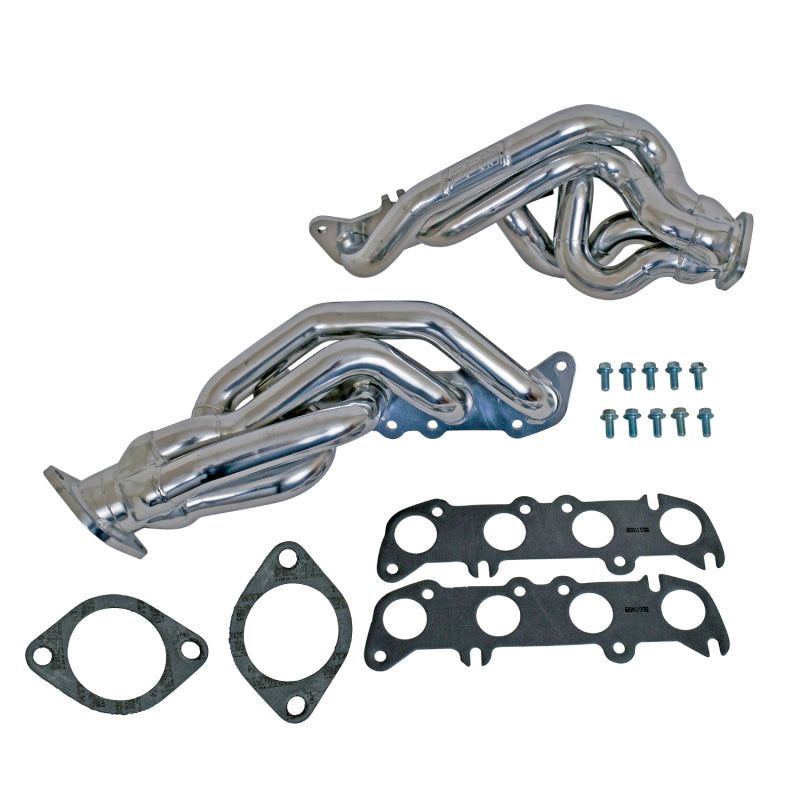 BBK 11-14 Mustang GT Shorty Tuned Length Exhaust Headers - 1-5/8 Silver Ceramic-Headers & Manifolds-BBK-BBK16320-SMINKpower Performance Parts