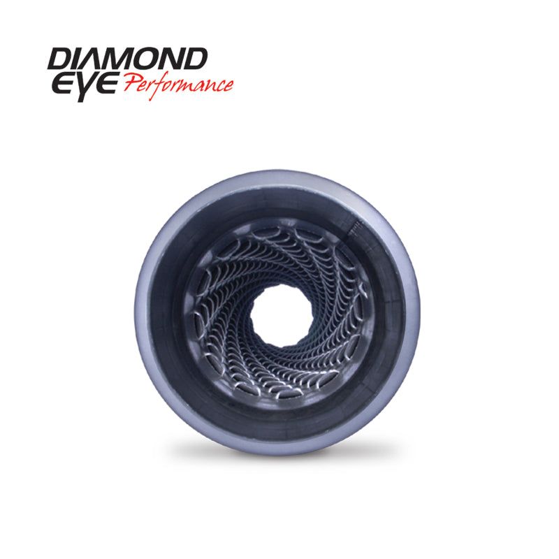 Diamond Eye RESONATOR 4in W/ ENDS (CLAMPED) AL-Resonators-Diamond Eye Performance-DEP400405-SMINKpower Performance Parts