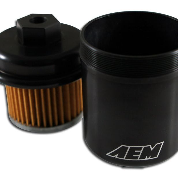 AEM 94-01 Acura Integra / 94-97 Honda Accord / 96-00 Civic / 97-01 Prelude Black Fuel Filter Kit-Fuel Filters-AEM-AEM25-200BK-SMINKpower Performance Parts