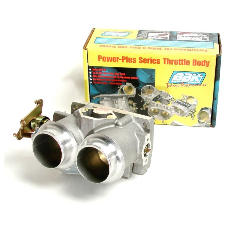 BBK 87-96 Ford F Series Truck RV 302 351 Twin 56mm Throttle Body BBK Power Plus Series-Throttle Bodies-BBK-BBK3501-SMINKpower Performance Parts