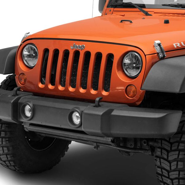 Raxiom 97-18 Jeep Wrangler TJ/JK Axial Series LED Headlights- Black Housing (Clear Lens) - SMINKpower Performance Parts RAXJ108039 Raxiom