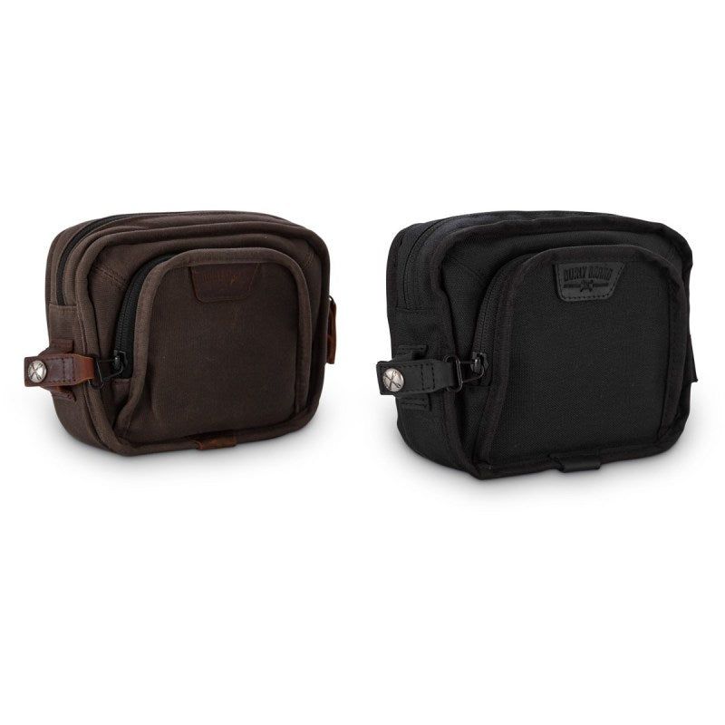 Burly Brand Handlebar Bag - Black-Bags - Saddlebags-Burly Brand-BURB15-1012B-SMINKpower Performance Parts