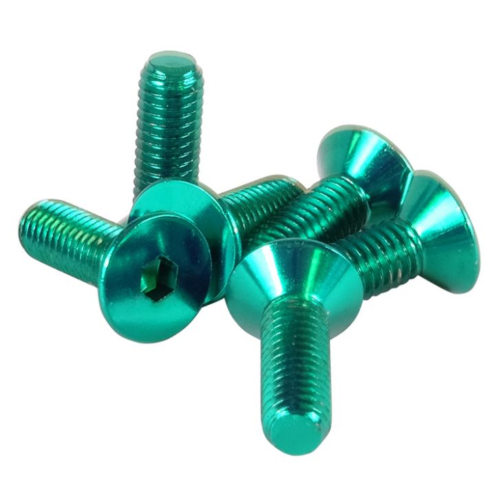 NRG Steering Wheel Screw Upgrade Kit (Conical) - Green - SMINKpower Performance Parts NRGSWS-100GN NRG