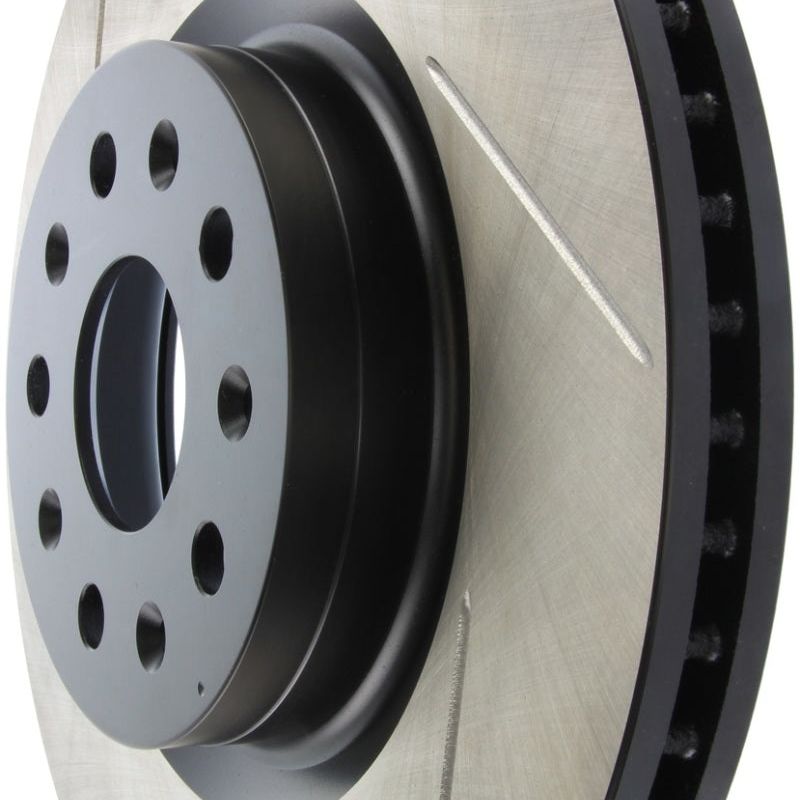 StopTech Sport Slot 16-18 Cadillac CT6 Slotted Front Right Rotor-Brake Rotors - Slotted-Stoptech-STO126.62150SR-SMINKpower Performance Parts