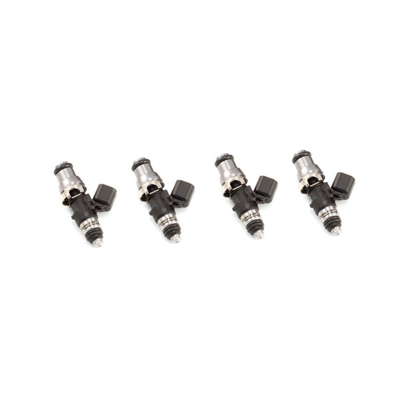 Injector Dynamics 1300cc Injectors-48mm Length-14mm Grey Top-8mm L O-Ring (For WRX SFC Rail) (4)-Fuel Injector Sets - 4Cyl-Injector Dynamics-IDX1300.48.14.11.4-SMINKpower Performance Parts