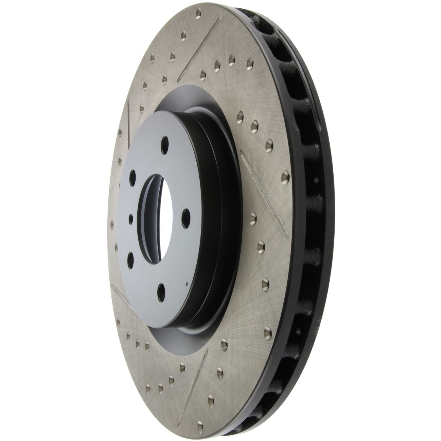 StopTech Slotted & Drilled Sport Brake Rotor-Brake Rotors - Slot & Drilled-Stoptech-STO127.42076R-SMINKpower Performance Parts