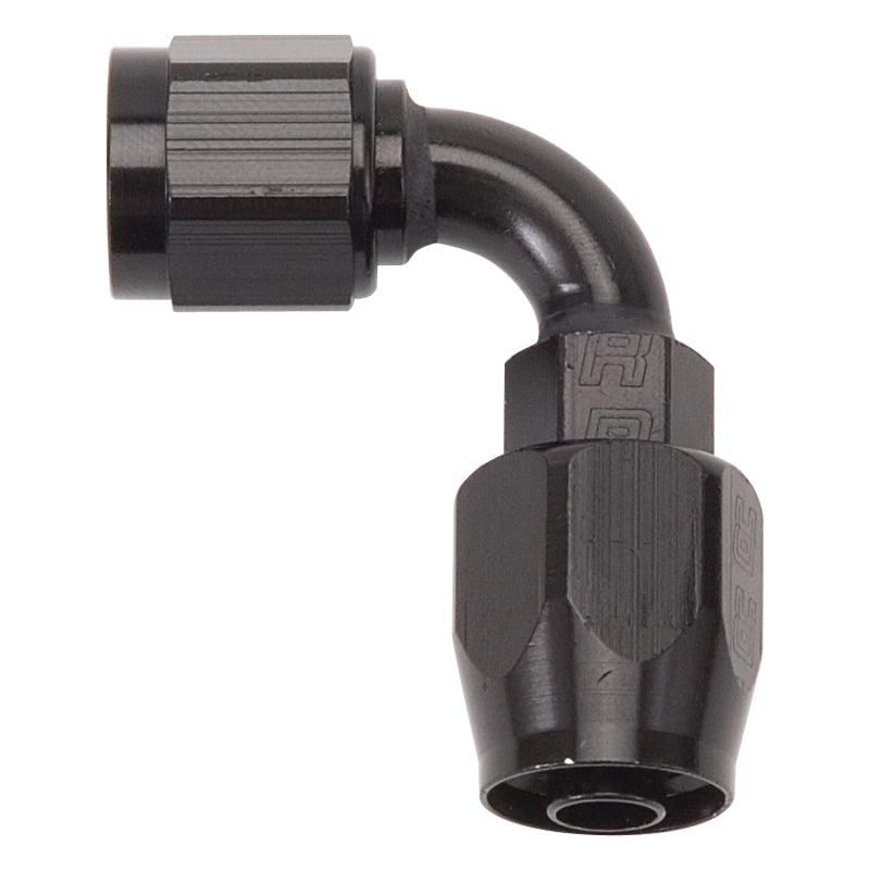 Russell Performance -6 AN Black 90 Degree Full Flow Hose End - SMINKpower Performance Parts RUS610165 Russell