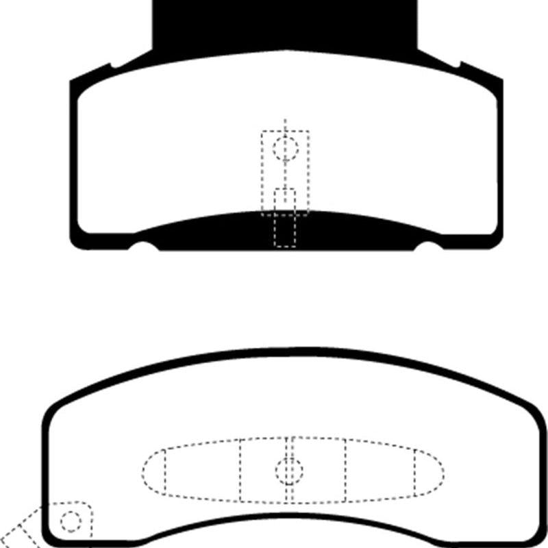 EBC 92-99 Chevrolet C30 DRW Yellowstuff Front Brake Pads-Brake Pads - Performance-EBC-EBCDP41268R-SMINKpower Performance Parts