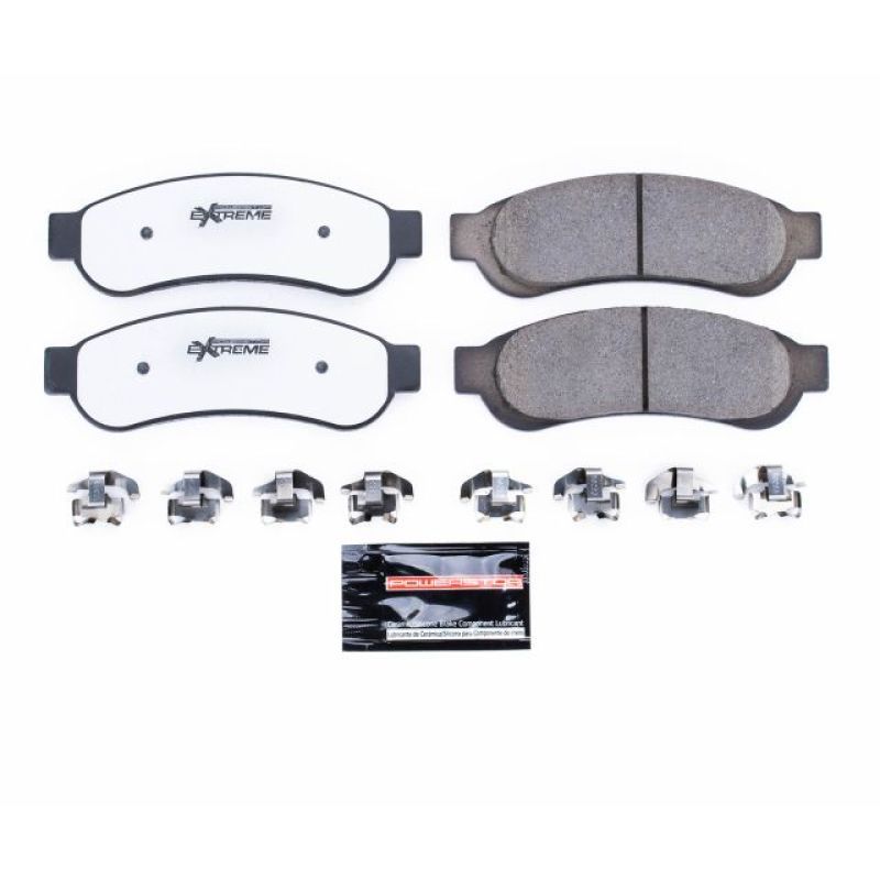 Power Stop 10-12 Ford F-250 Super Duty Rear Z36 Truck & Tow Brake Pads w/Hardware - SMINKpower Performance Parts PSBZ36-1334 PowerStop