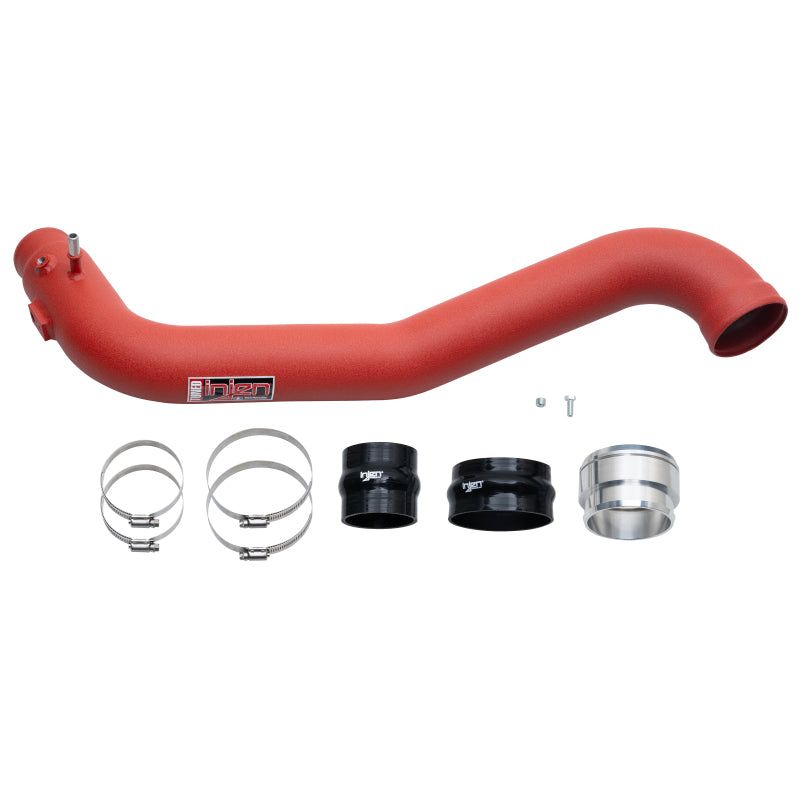 Injen 15-20 Ford F150 2.7L V6 (tt) Aluminum Intercooler Piping Kit - Wrinkle Red - SMINKpower Performance Parts INJSES9014ICPCWR Injen