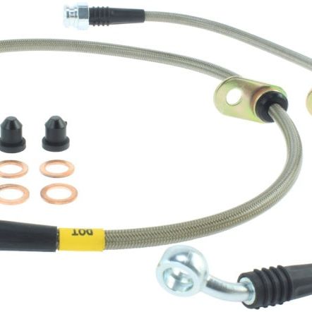 StopTech 94-01 Integra / 99-00 Civic Si w/Rear Disc Brakes Rear SS Brake Lines-Brake Line Kits-Stoptech-STO950.40500-SMINKpower Performance Parts
