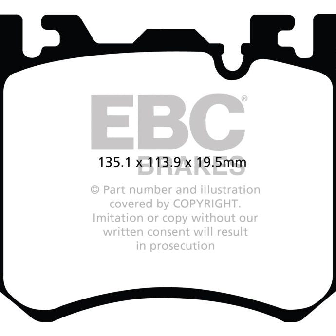 EBC 10-13 BMW X5M 4.4 Twin Turbo Redstuff Front Brake Pads-Brake Pads - Performance-EBC-EBCDP32091C-SMINKpower Performance Parts