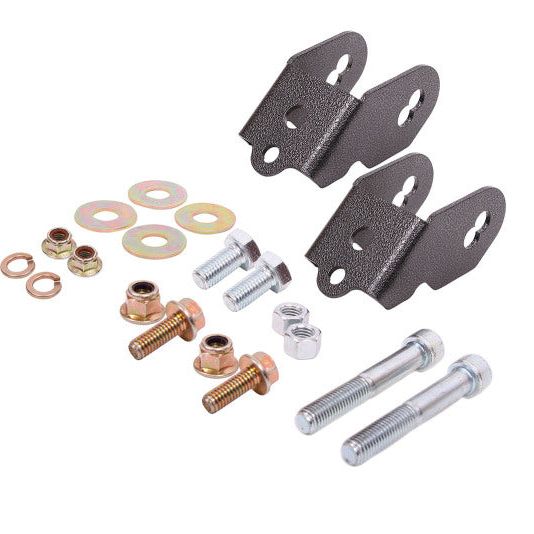 BMR Suspension 15-18 Ford Mustang S550 Rear Camber Adjustment Lockout Kit - Black Hammertone-Camber Kits-BMR Suspension-BMRWAK761H-SMINKpower Performance Parts