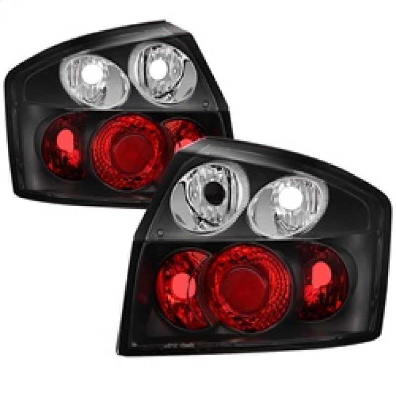 Spyder 02-05 Audi A4 (Excl Convertible/Wagon) Euro Style Tail Lights - Black (ALT-YD-AA402-BK)-Tail Lights-SPYDER-SPY5000002-SMINKpower Performance Parts