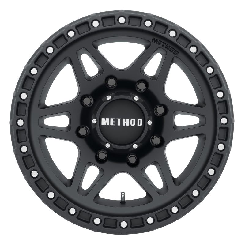 Method MR312 17x8.5 0mm Offset 8x6.5 130.81mm CB Matte Black Wheel-Wheels - Cast-Method Wheels-MRWMR31278580500-SMINKpower Performance Parts