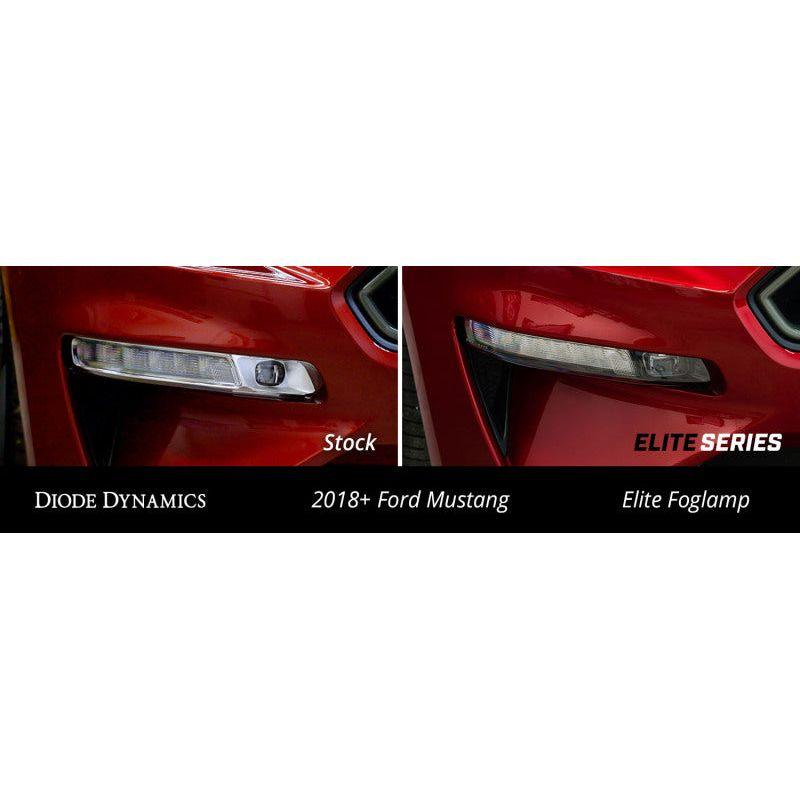 Diode Dynamics Elite Series Combination Fog Lamp for 18-21 Ford Mustang - Cool - White (Pair) - SMINKpower Performance Parts DIODD5132 Diode Dynamics