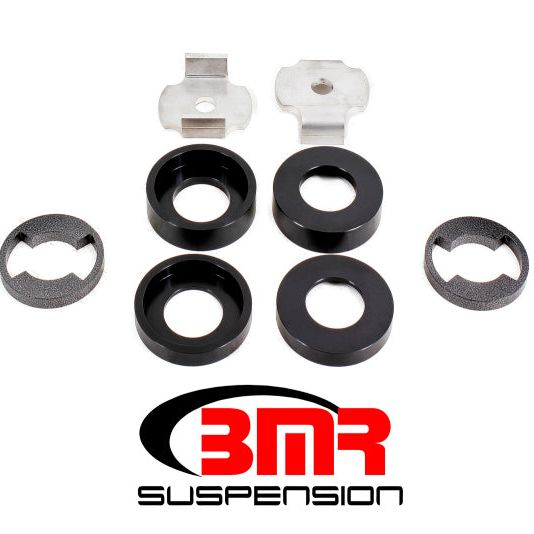 BMR 15-17 S550 Mustang Cradle Bushing Lockout Kit Level 1 - Black-Chassis Bracing-BMR Suspension-BMRCB010-SMINKpower Performance Parts