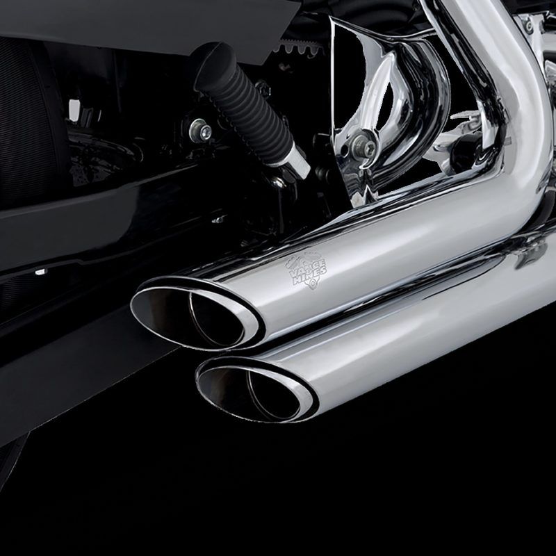 Vance & Hines HD Sportster 14-22 Shortshots Stag Chrome Full System Exhaust - SMINKpower Performance Parts VAH17329 Vance and Hines