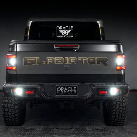 Oracle Rear Bumper LED Reverse Lights for Jeep Gladiator JT w/ Plug & Play Harness - 6000K - SMINKpower Performance Parts ORL5881-504 ORACLE Lighting